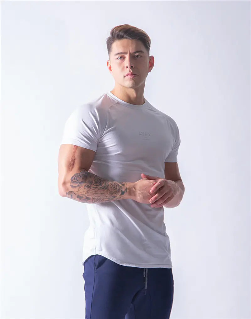 Men's Sports Running Training T-Shirt for Fitness