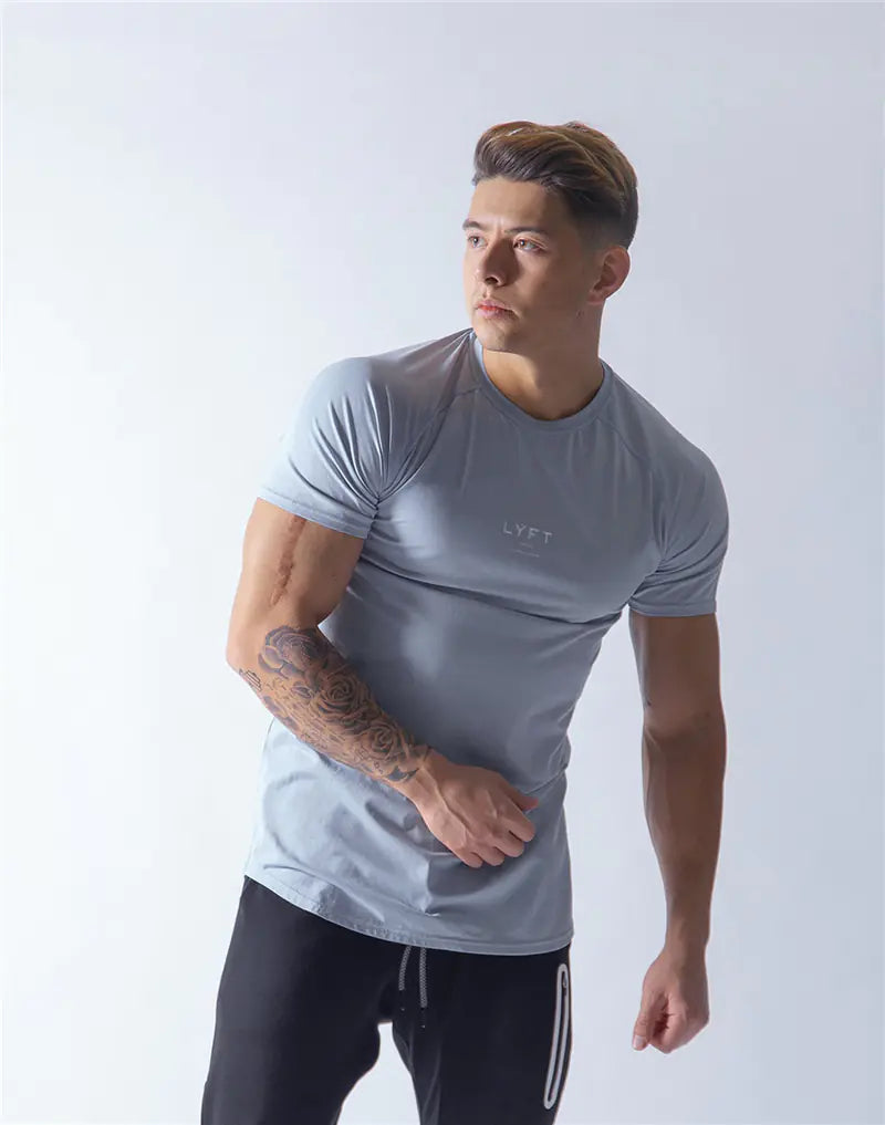 Men's Sports Running Training T-Shirt for Fitness