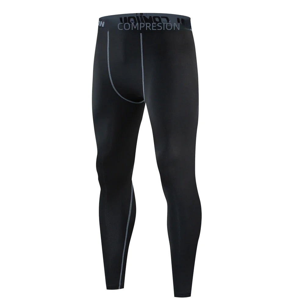 Men's Quick-Dry Stretch Fitness Running Pants (Black)