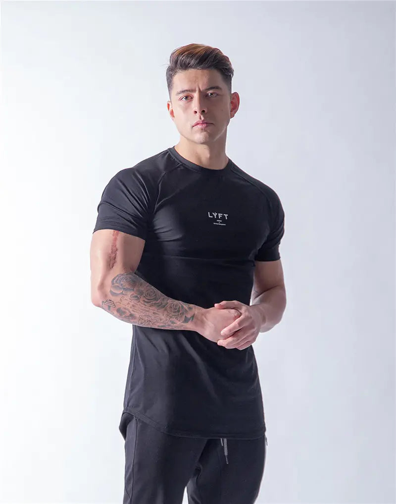 Men's Sports Running Training T-Shirt for Fitness