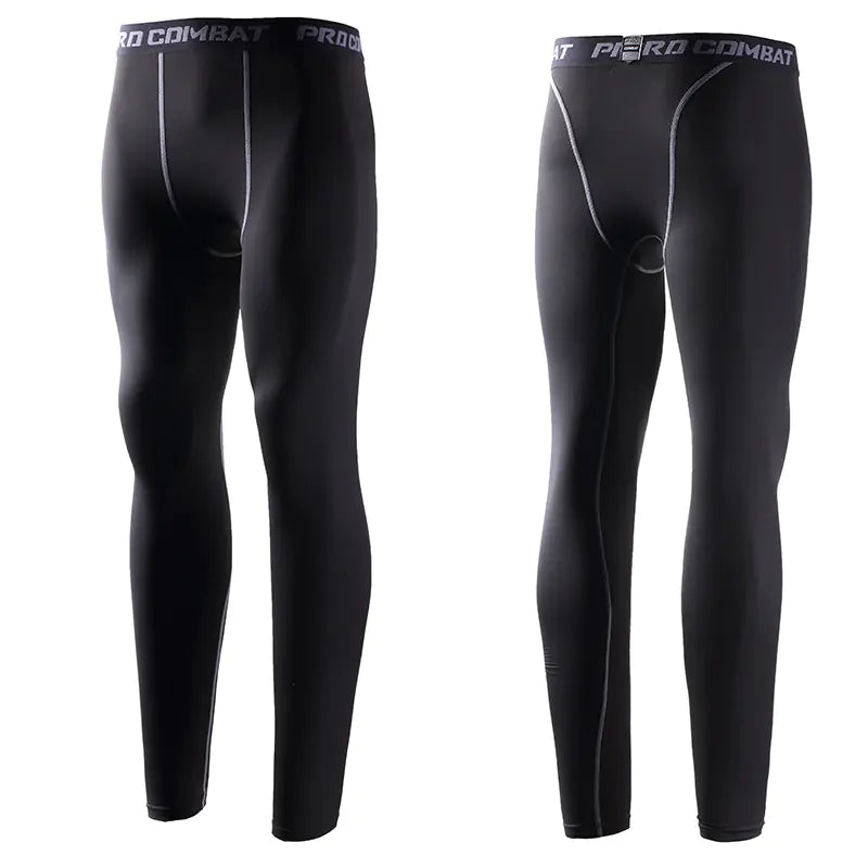 Men's Quick-Dry Stretch Fitness Running Pants (Black)